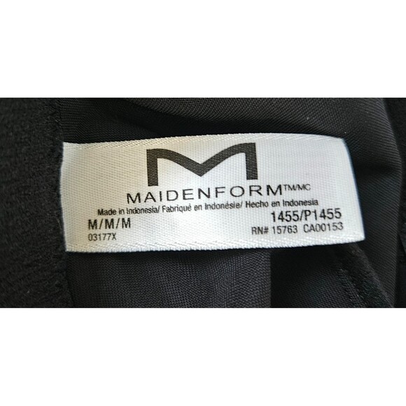 MAIDENFORM High Waist Thigh Slimmer Womens M Firm Control Black Shapewear NEW - Picture 8 of 9